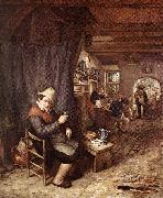 OSTADE, Adriaen Jansz. van The Drinker sag oil on canvas